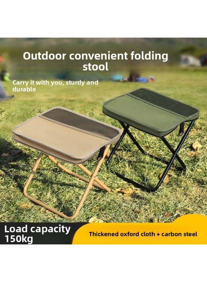 A folding travel chair (or fishing chair/small camping chair), which is lightweight and easy to carry thanks to its design that transforms into a small bag. - Image 4